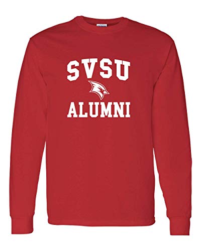 Saginaw Valley State University Alumni Long Sleeve - Red
