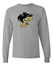 Load image into Gallery viewer, Ferrum College Mascot Long Sleevve Shirt - Sport Grey