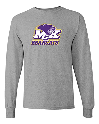 McKendree University Bearcats Long Sleeve Shirt - Sport Grey