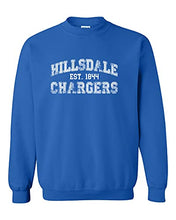 Load image into Gallery viewer, Hillsdale College Vintage Est 1844 Crewneck Sweatshirt - Royal