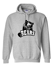 Load image into Gallery viewer, Lenoir-Rhyne University Mascot Hooded Sweatshirt - Sport Grey