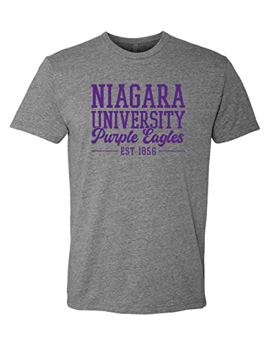 Vintage Niagara University Exclusive Soft Shirt - Dark Heather Gray