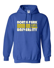 Load image into Gallery viewer, Retro North Park University Hooded Sweatshirt - Royal