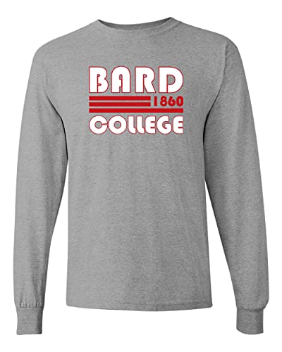 Retro Bard College Long Sleeve Shirt - Sport Grey