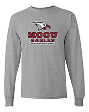 Load image into Gallery viewer, North Carolina Central University Long Sleeve T-Shirt - Sport Grey