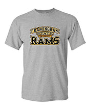 Load image into Gallery viewer, Framingham State University Stacked T-Shirt - Sport Grey