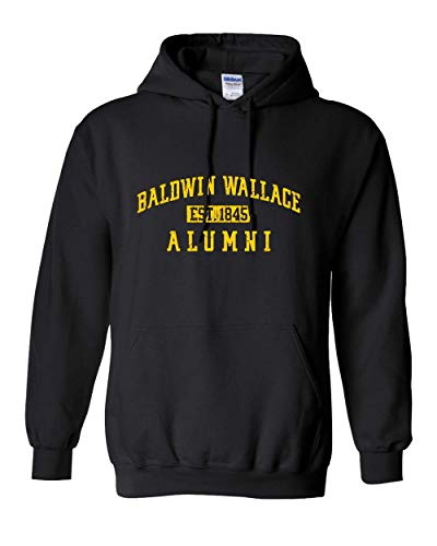 Baldwin Wallace Vintage Alumni Hooded Sweatshirt - Black