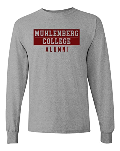Muhlenberg College Alumni Long Sleeve T-Shirt - Sport Grey