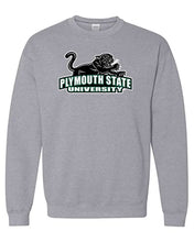 Load image into Gallery viewer, Plymouth State University Mascot Crewneck Sweatshirt - Sport Grey