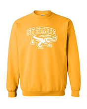 Load image into Gallery viewer, San Francisco SF State Gators Crewneck Sweatshirt - Gold