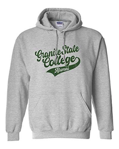 Granite State College Alumni Hooded Sweatshirt - Sport Grey