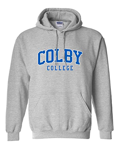 Colby College Hooded Sweatshirt - Sport Grey