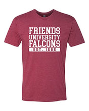 Load image into Gallery viewer, Friends University Block Soft Exclusive T-Shirt - Cardinal
