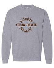 Load image into Gallery viewer, Baldwin Wallace Yellow Jackets Crewneck Sweatshirt - Sport Grey