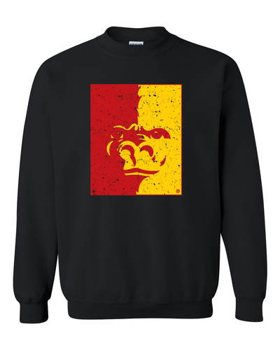 Pittsburg State Pride Gorilla Crewneck Sweatshirt - Black