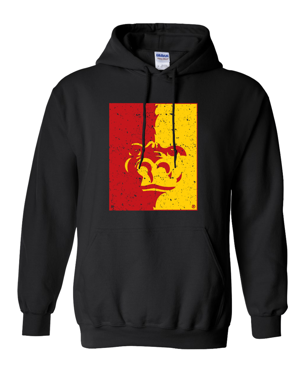 Pittsburg State Pride Gorilla Hooded Sweatshirt - Black