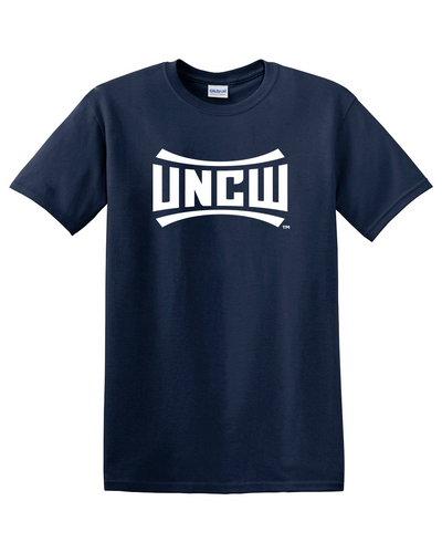 UNCW Logo One Color T-Shirt - Navy