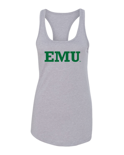 Eastern Michigan EMU Tank Top - Heather Grey