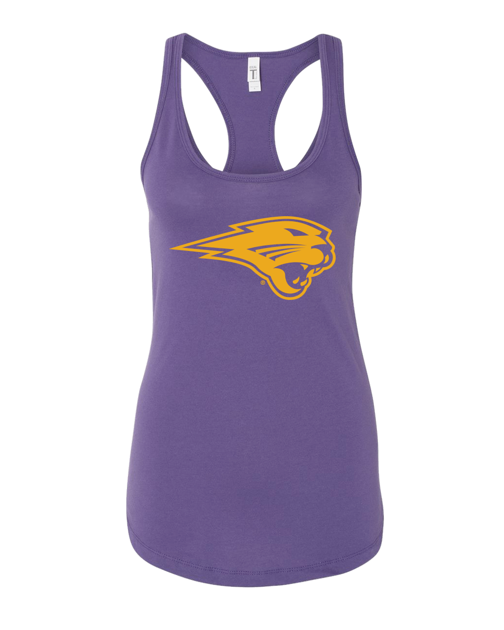 Northern Iowa Panther Head Tank Top - Purple Rush