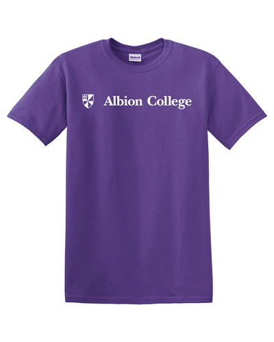 Albion College One Color T-Shirt - Purple