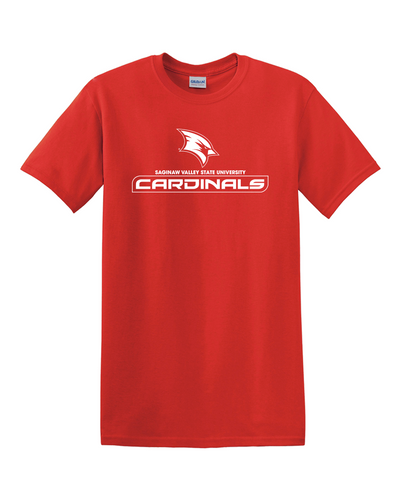 Saginaw Valley Cardinals One Color T-Shirt - Red