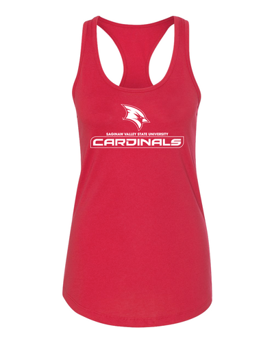 Saginaw Valley Cardinals One Color Tank Top - Red