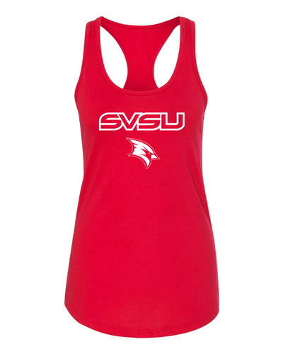 Saginaw Valley SVSU One Color Tank Top - Red