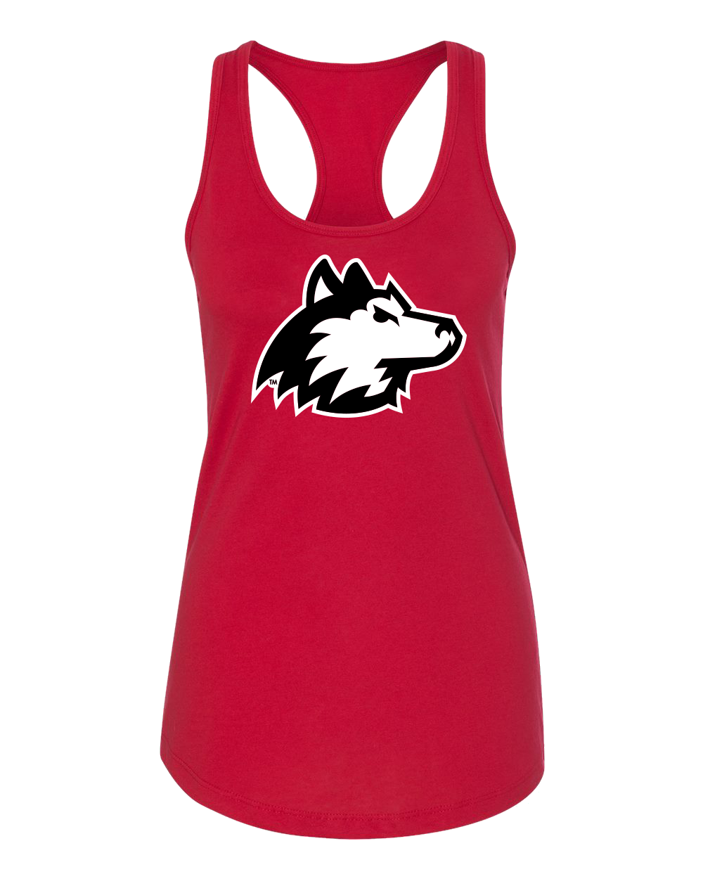 Northern Illinois Huskies Head Logo Tank Top - Red