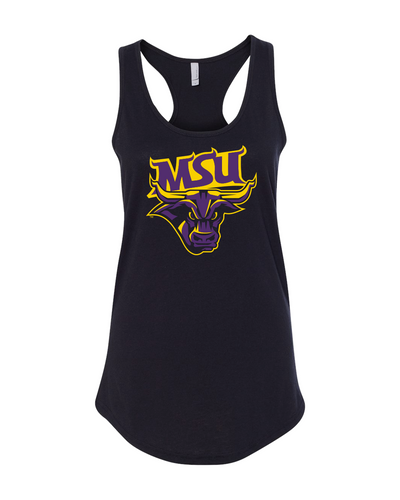 Minnesota State Mankato MSU Logo Tank Top - Black