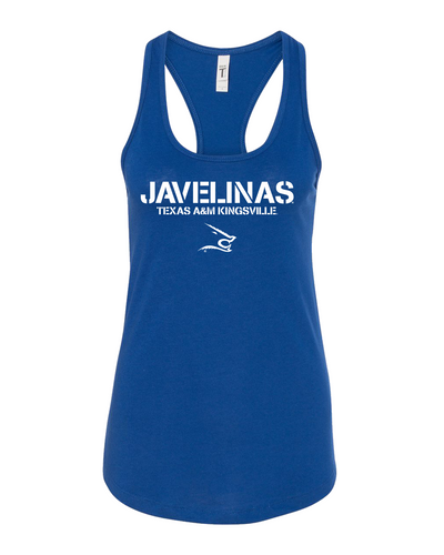 Texas A&M Kingsville Javelinas One Color Tank Top - Royal