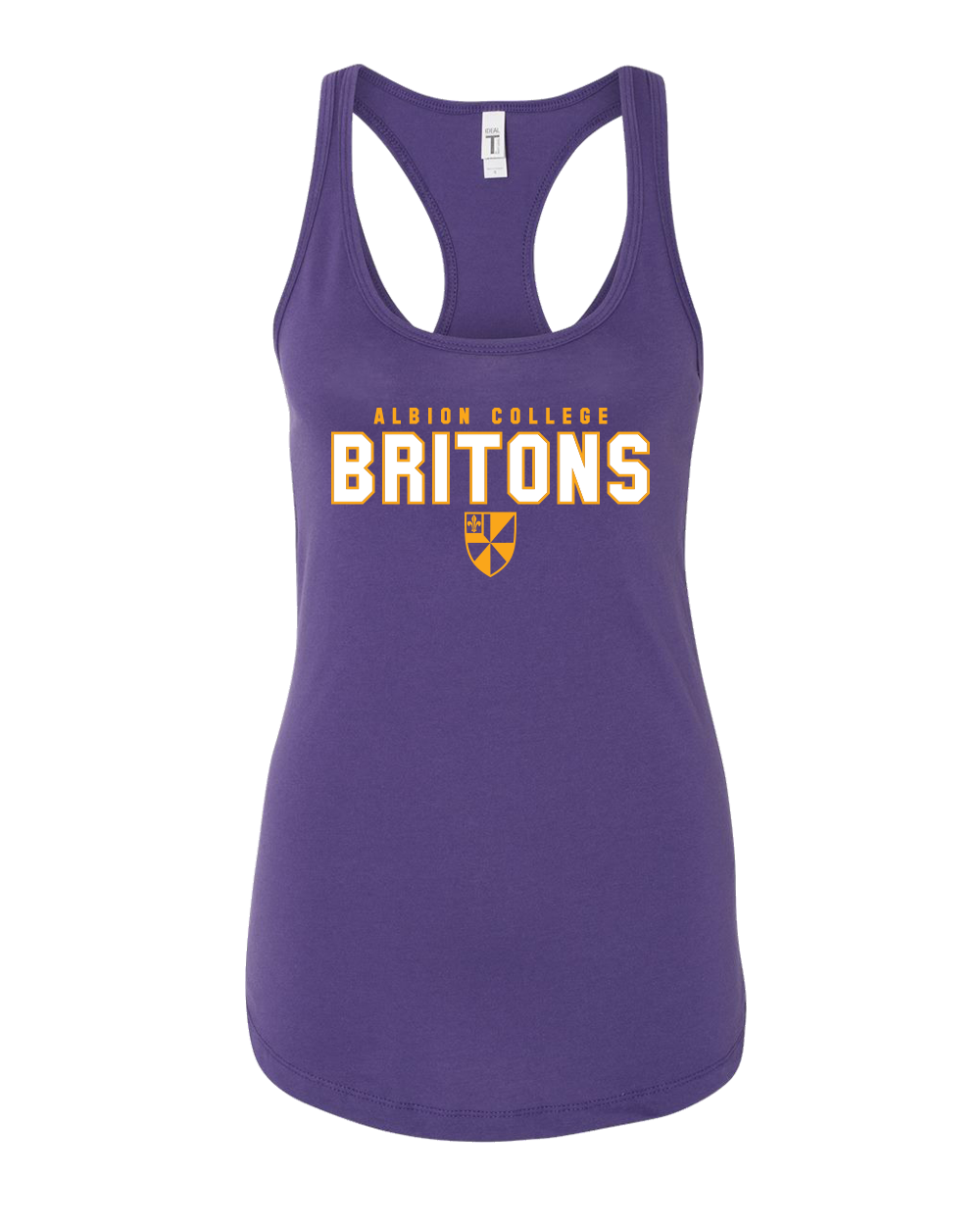 Albion College Britons Two Color Tank Top - Purple Rush