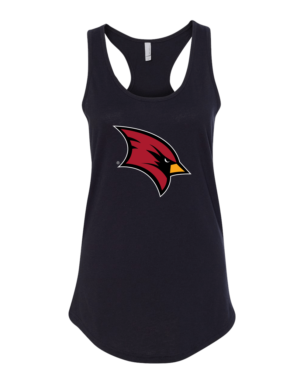 Saginaw Valley Cardinal Head Only Tank Top - Black