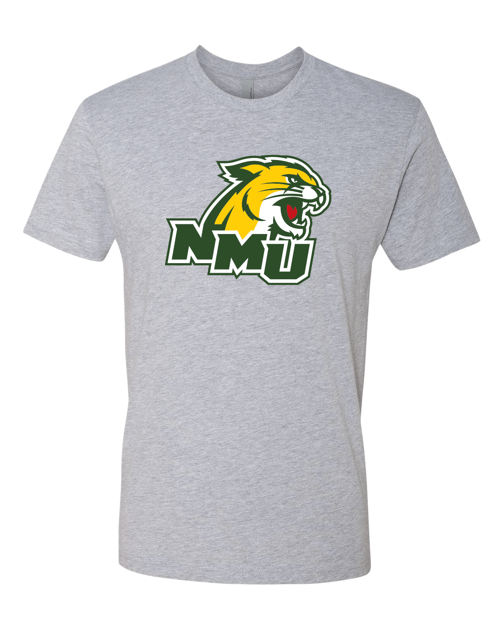 Northern Michigan NMU Angled Exclusive Soft Shirt - Heather Gray