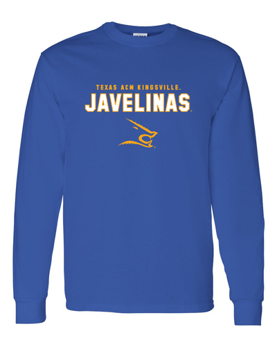 Texas A&M Kingsville Javelinas Stacked Long Sleeve - Royal