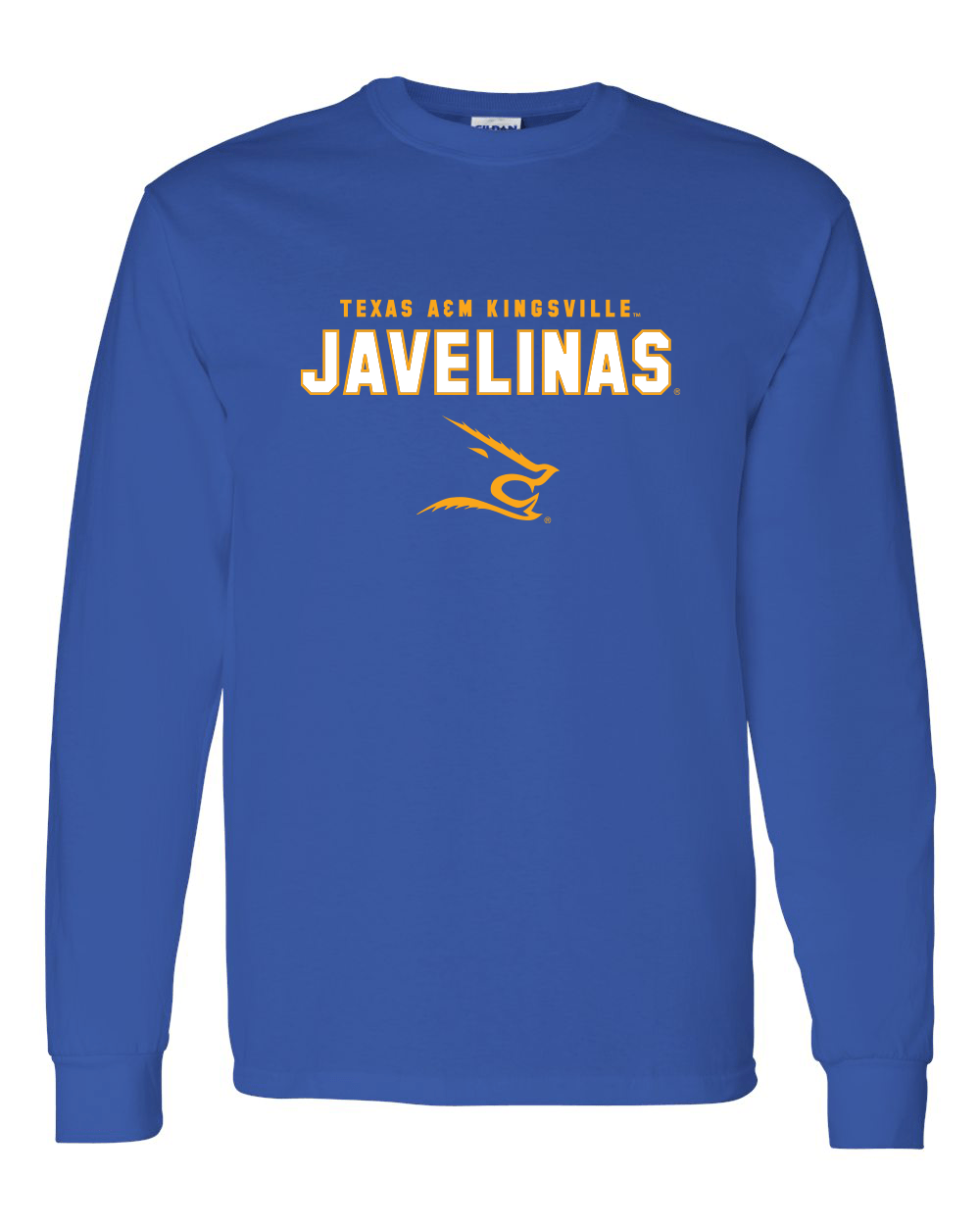 Texas A&M Kingsville Javelinas Stacked Long Sleeve - Royal