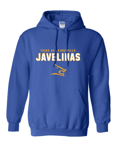 Texas A&M Kingsville Javelinas Stacked Hooded Sweatshirt - Royal