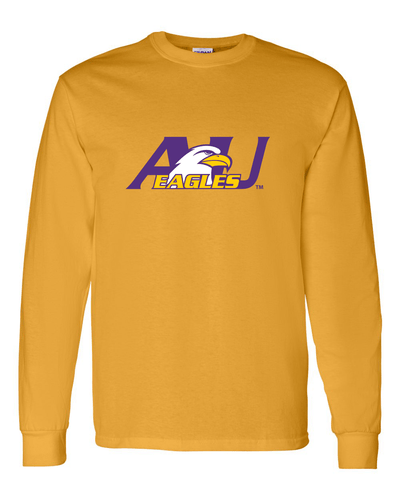 Ashland University AU Mascot Long Sleeve T-Shirt - Gold