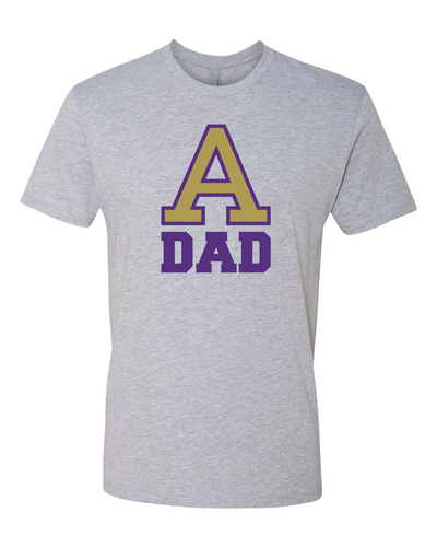 Premium Albion College A DAD T-Shirt Albion Britons Parent Mens/Womens T-Shirt - Heather Gray