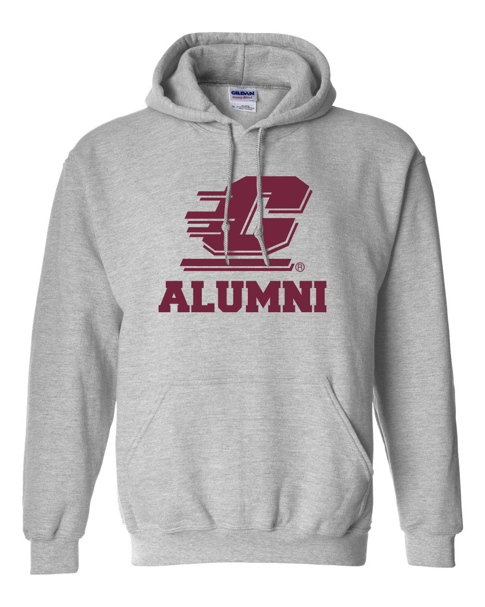 CMU Maroon C Alumni Hooded Sweatshirt Central Michigan University Logo ...
