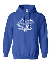 Load image into Gallery viewer, Premium DePaul University 1Color Full Logo Adult Hooded Sweatshirt - Royal
