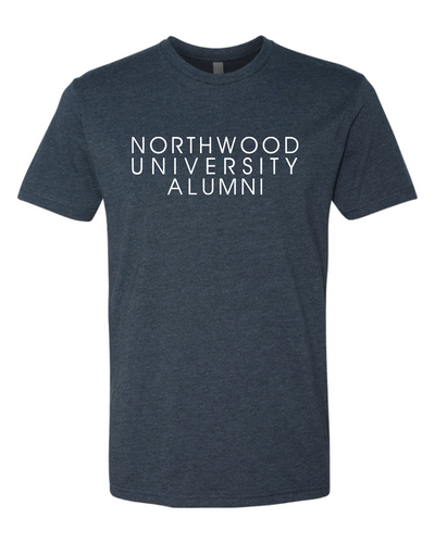 Premium Northwood University Alumni Text One Color T-Shirt - Midnight Navy