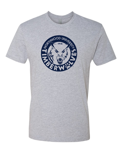 Premium Northwood University Logo One Color T-Shirt - Heather Gray