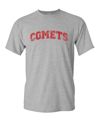 Olivet Comets Red Ink T-Shirt - Sport Grey