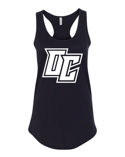 Olivet College White OC Tank Top - Black