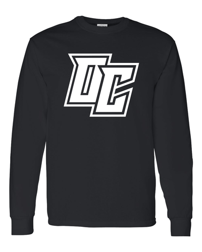 Olivet College White OC Long Sleeve - Black