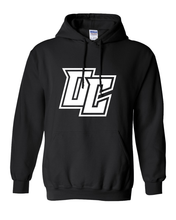 Load image into Gallery viewer, Premium Olivet College White OC Hooded Sweatshirt - Black
