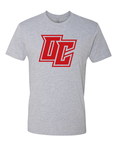 Premium Olivet College Red OC T-Shirt - Heather Gray