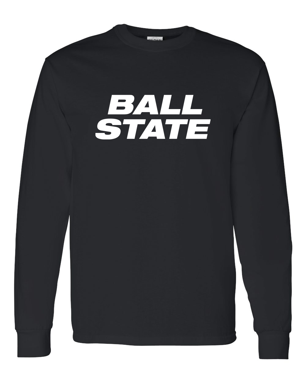 Ball State University Block Letters One Color Long Sleeve – CollegiateSet