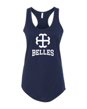 Load image into Gallery viewer, Saint Mary&#39;s College Belles 1 Color Logo Ladies Tank Top - Midnight Navy
