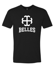 Load image into Gallery viewer, Saint Mary&#39;s College Belles 1 Color Logo T-Shirt - Black
